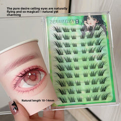 Natural Segmented False Eyelashes Glue-Free Fox Style