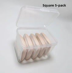 Soft Makeup Powder Puff SpongeMade From Hydrophilic Polyurethane For Gentle And Comfortable Application, Versatile Shapes Available In Square, Round And Triangular Designs To Suit User Preferences