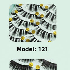 3D Voluminous False Eyelashes 10 Pairs