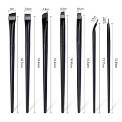 Flat Head Brushes Suitable for Eye Makeup, Eyebrow Detailing, Concealer Application with Foundation and Concealing Cream Beauty Brushes