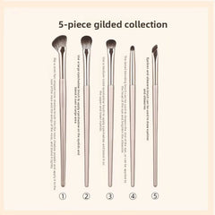Gilded Professional Makeup Brush Set with Travel Case Suitable for Foundation Brush Blush Brush Eyeshadow Brush