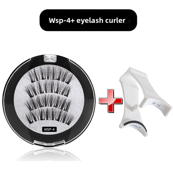 Magnetic Eyelashes False Eyelashes 1 Pair with 1 Lash Applicator Natural Look Daily Wear False Eyelashes DIY Easy to Apply High Quality Portable 5 Minute Lash Revolution Perfect Look in Seconds