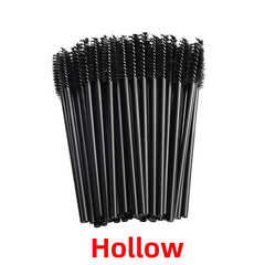 50 Pcs Disposable Mascara Wands, Eyebrow Spoolies Brush for Eyelash Extensions, Eye Lash and Makeup Brush
