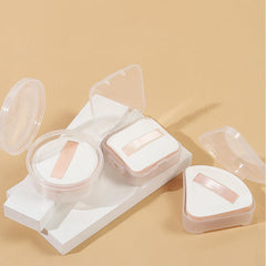 Soft Makeup Powder Puff SpongeMade From Hydrophilic Polyurethane For Gentle And Comfortable Application, Versatile Shapes Available In Square, Round And Triangular Designs To Suit User Preferences