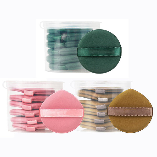 Ultra-Soft Pineapple Yolk Pastry Cushion Beginner-Friendly Cute Fruit Print Makeup Set, Soft High-Density Wet & Dry Dual-Use Air Cushion Puff