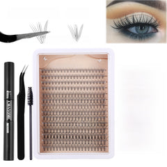 DIY Segmented False Eyelashes Clusters