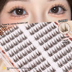 Self-Adhesive False Eyelashes Natural Look