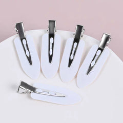 Seamless Hair Clips Solid Color Bangs Side Clips Basic Practical Hairdressing & Makeup, Bangs Clips, Hair Additions, Duckbill Clips, Hairpins, Flyaway Hair Clips