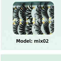 3D Voluminous False Eyelashes 10 Pairs