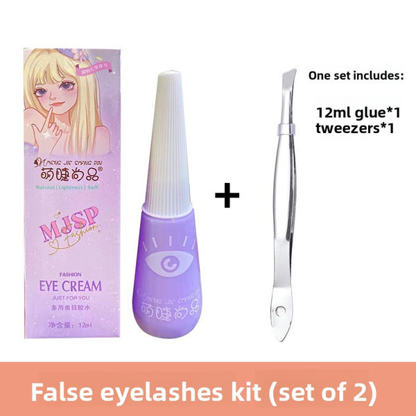 Magical-Colored False EyelashesSelf-adhesive Easy Application With Built-In Adhesive For Quick And Convenient Use Natural Style Man-Made Fiber Material Creates A Realistic And Natural Appearance