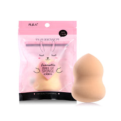 Gourd Shape Makeup Sponge Dual-Use Application Suitable For Both Dry And Wet Makeup Application, Providing Versatile Use For Foundation And Setting Powder