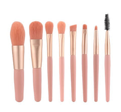 8-Piece Portable Makeup Brush Set,Soft Fluffy Professional Foundation Blush, Brush types: Foundation Brush, Eyeshadow Brush, Concealer Brush, Lip Brush, Loose Powder Brush, Eyebrow Brush, Blush Brush, Highlighter Brush, Makeup Brush Beauty Tools