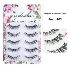 False Eyelashes 10 Pairs Natural Look