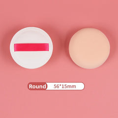 Soft Makeup Powder Puff SpongeMade From Hydrophilic Polyurethane For Gentle And Comfortable Application, Versatile Shapes Available In Square, Round And Triangular Designs To Suit User Preferences